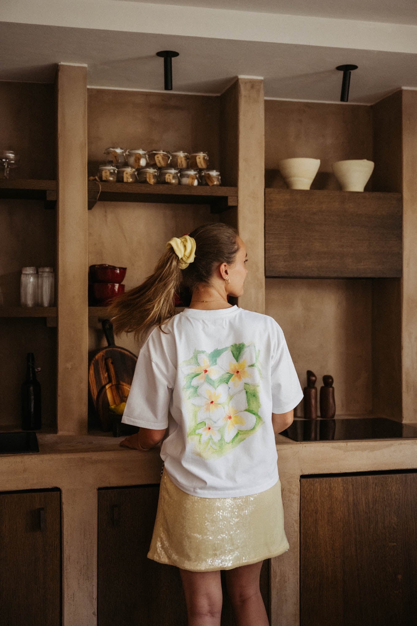 The Frangipani Tee - White