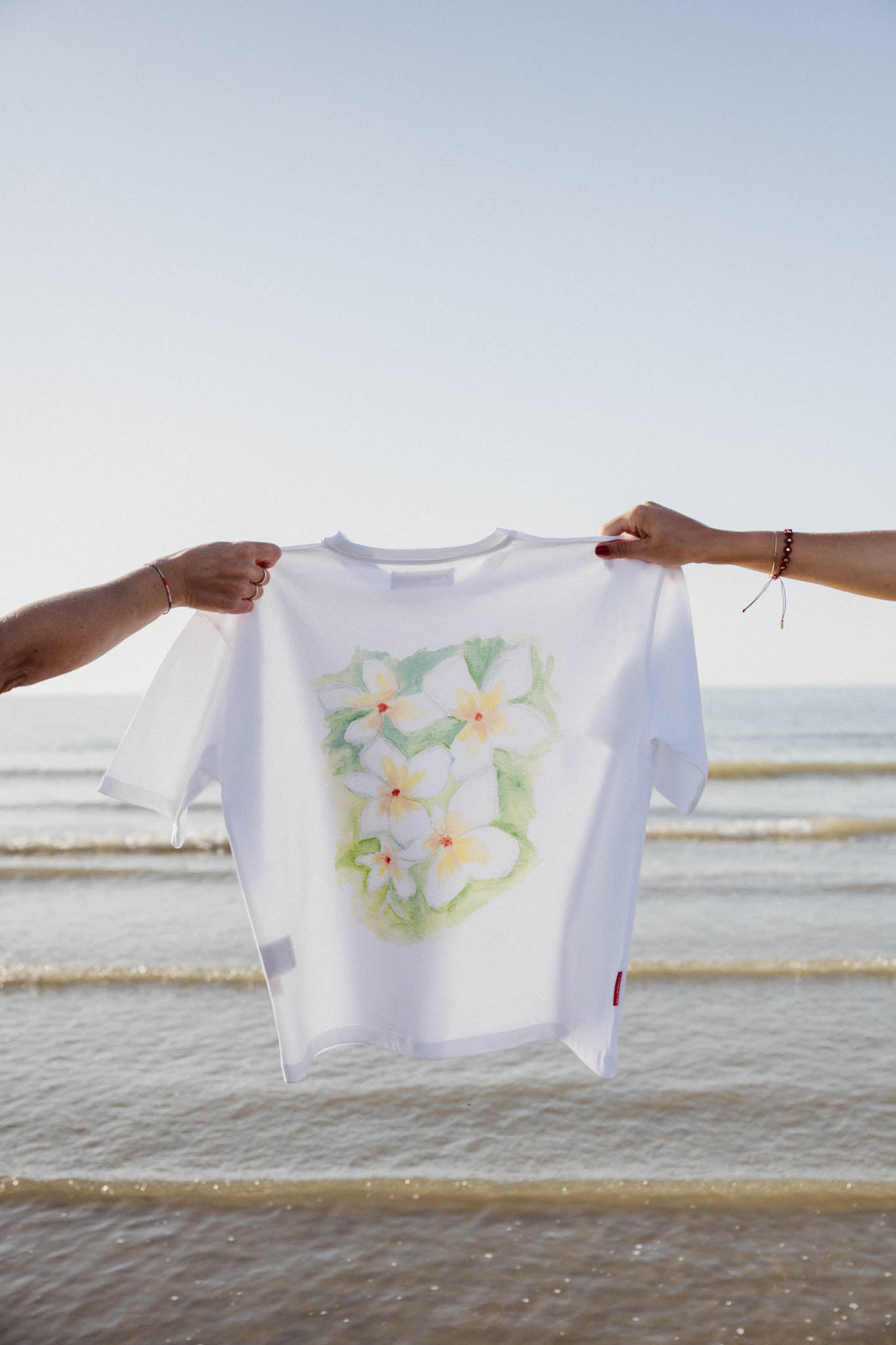 The Frangipani Tee - White