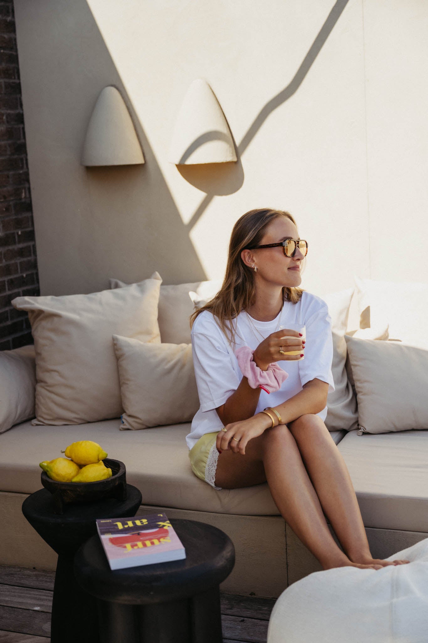 The Frangipani Tee - White